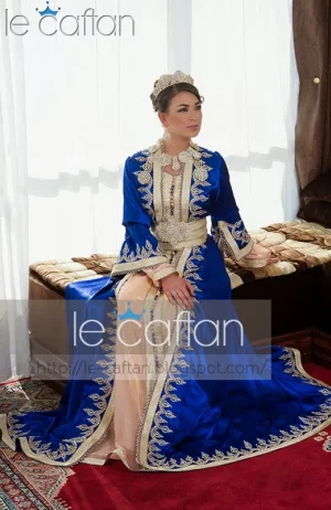 caftan bleu roi 2015 Moderne.jpg