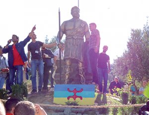 Une statue du roi Massinissa inaugurée à Louta - Chemini 6 juillet.jpg