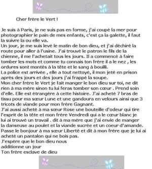 Lettre au frère, L'Khder (Le vert) des.jpg