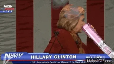 ARE YOU OKAY HILLARY.gif