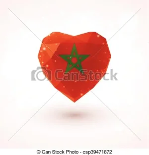 drapeau-de-maroc-dans-forme-diamant-image_csp39471872.jpg