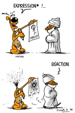 Expression-Réaction - Caricature de Muhammad.jpg
