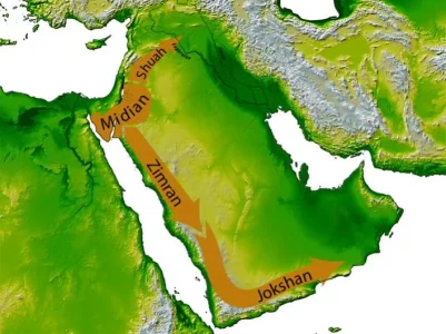 Arab sons of Qeturah...Jokshan-Zimran-Midian-Shuah.jpg