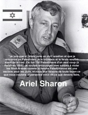 Ariel Sharon, dans une interview avec le Général Ouze Merham en 1956.jpg