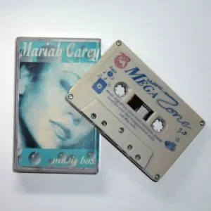 Mariah Carey Music Box, Morocco Paper Label Cassette Tape Rare.jpeg