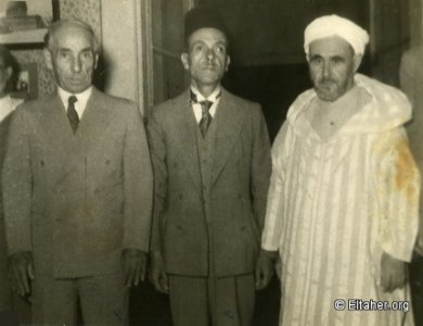1947 - Emir Abdelkrim, Eltaher and Aziz Masri.jpg