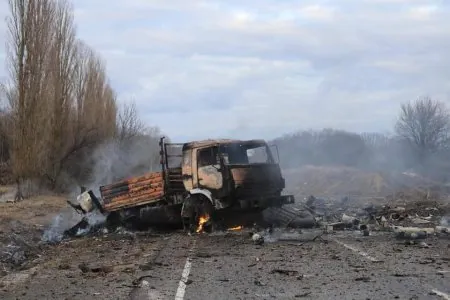 Destroyed Russian supply convoy in Chernigiv region (4).jpg