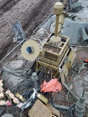 Destruction near Pryluky Chernihiv Oblast Russian 2nd Guards Motor Rifle Division lost two R14...jpg