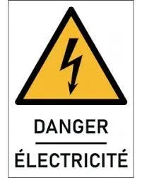 Pictogramme danger électrique - Danger électrique - Pictogramme Danger -  Produits Signalétique