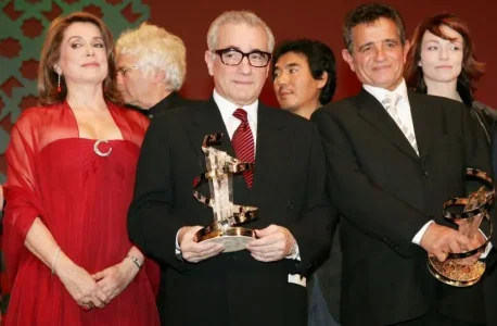 Deneuve, Scorsese et Amidou au FIFM 2005.jpg